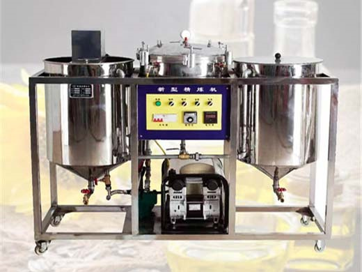 Máquina refinadora de aceite de palma crudo